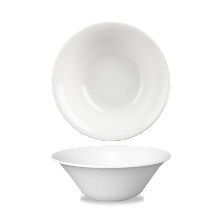 White Med Medium Salad Bowl 8.25"